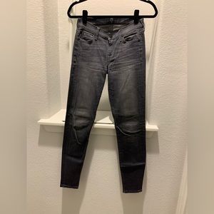 7 for all mankind The Skinny slim illusion in charcoal
